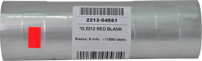UHD - Price gun label - Single Line Large Digit - Red
