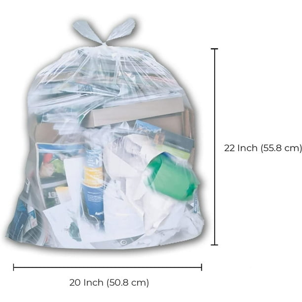 Clear Garbage Bag Regular 20"x 22"