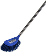 SPARTANO - Hand Toilet Brush With steel Handle- Blue