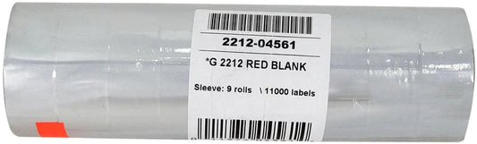 UHD - Price gun label - Single Line RED Regular