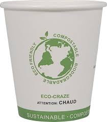 Eco-Craze - 10oz PLA Single Wall Hot Paper Cup