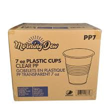 MORNING DEW - 7oz Translucent Cups - PP7 - Plastic