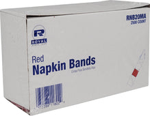 GENERIC Napkin Bands - 4.25"x1.5" - Red