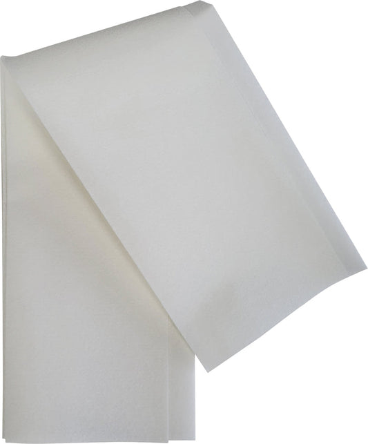 Generic - 15"x16" - Airlaid Dinner Napkins - 1/8 Fold - White