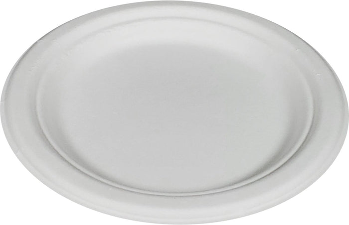 ECO-CRAZE - Bagasse Plates - 6.75" Round