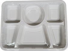 GENERIC 6 Compartment - Thali Tray - 50 ct