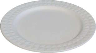 ECO-CRAZE - 9" Diamond Round Plate - Bagasse