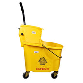 SPARTANO - 36L Mop Bucket with Side Press Wringer - Yellow