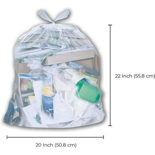 Clear Garbage Bag Regular 20"x 22"