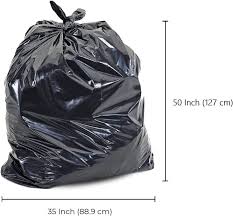 SPARTNO Extra-Strong Black Garbage Bag 35 x 50