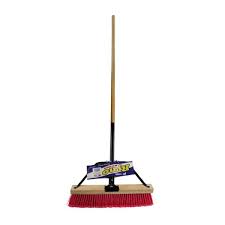 RYNO - 24" All Purpose Push Broom w/Red Handle