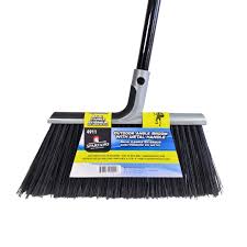 SPARTANO - Outdoor Angle Broom with 48" Metal Handle