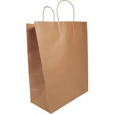 UHD- 13x7x17 - Kraft Paper Bags - Twisted Handle