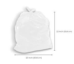 SPARTANO White Regular Garbage Bag 20 x 22