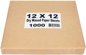 GENERIC - Wax Paper - Dry - 12"x12"