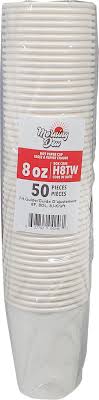 MORNING DEW - 8oz Hot Paper Cups - White