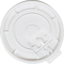 MORNING-DEW - Tear Back Flat Lid for 10-24oz Hot Cups - White