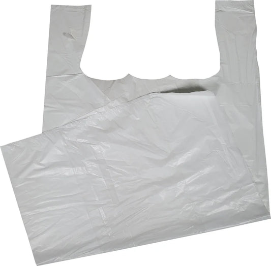 VALUE + - S10 Jumbo HD Shopping Bags - White